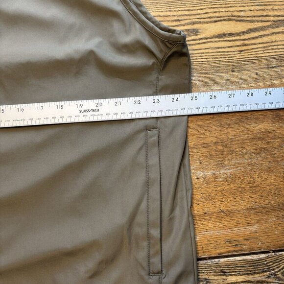 Vtg Outer Boundary Vest Mens Large Olive Green Outdoor Sleeveless Windbreaker - Picture 5 of 13